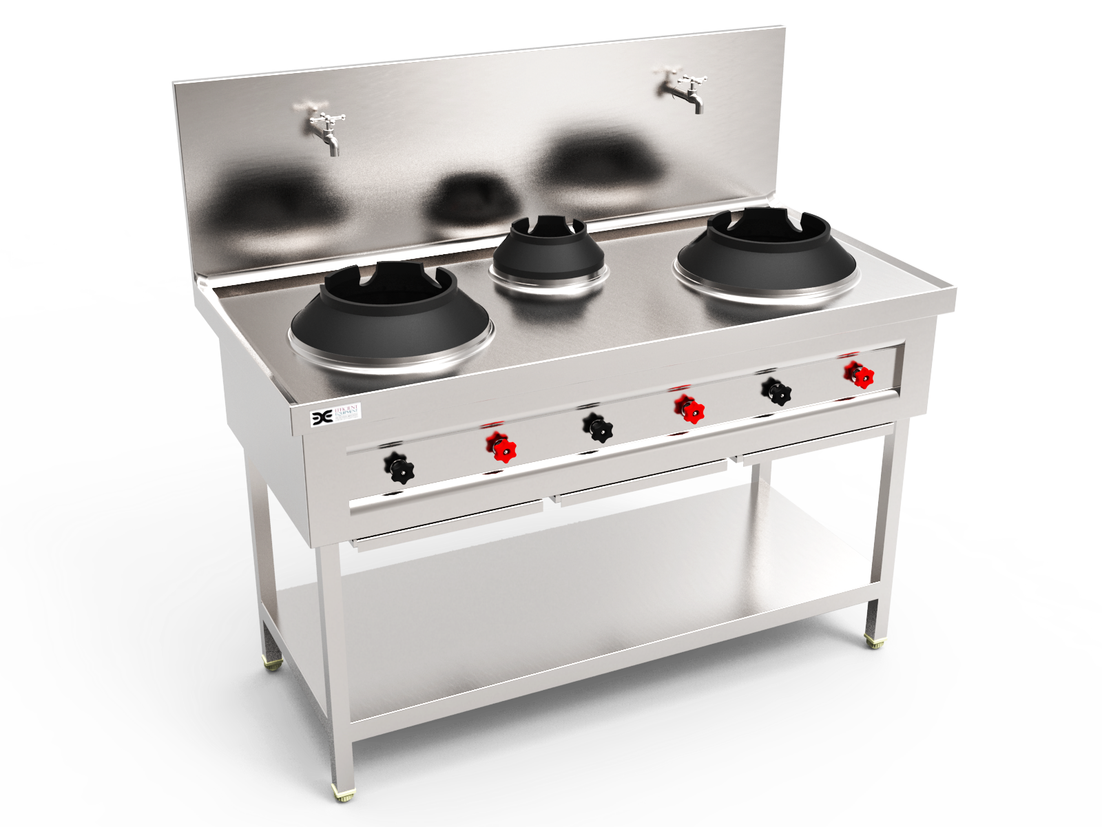 3 BURNER CHINESE RANGE